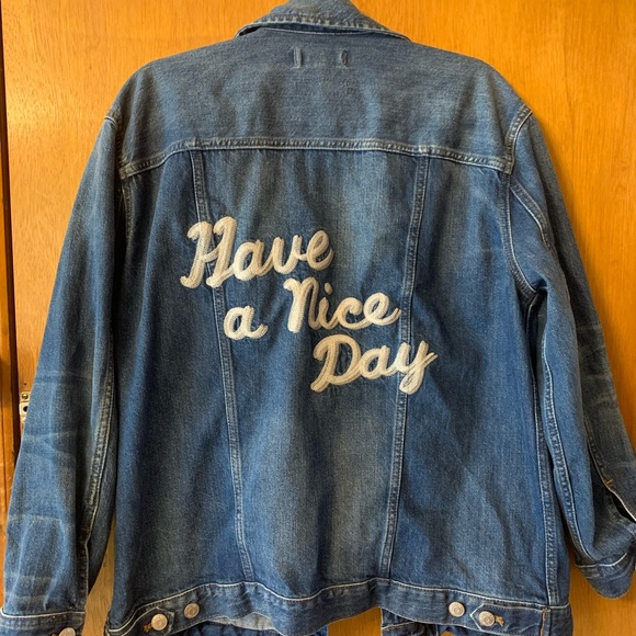 Madewell Have a Nice Day Denim Jacket LIKE NEW
